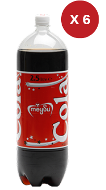 MEYSU COLA 2,5 LT PET ŞİŞE*6 AD