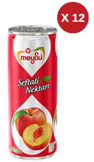 MEYSU ŞEFTALİ NEKTARI 330 ML 12 ADET