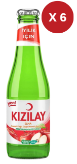 KIZILAY MEYVELİ ELMALI 6'LI PAKET 200 ML