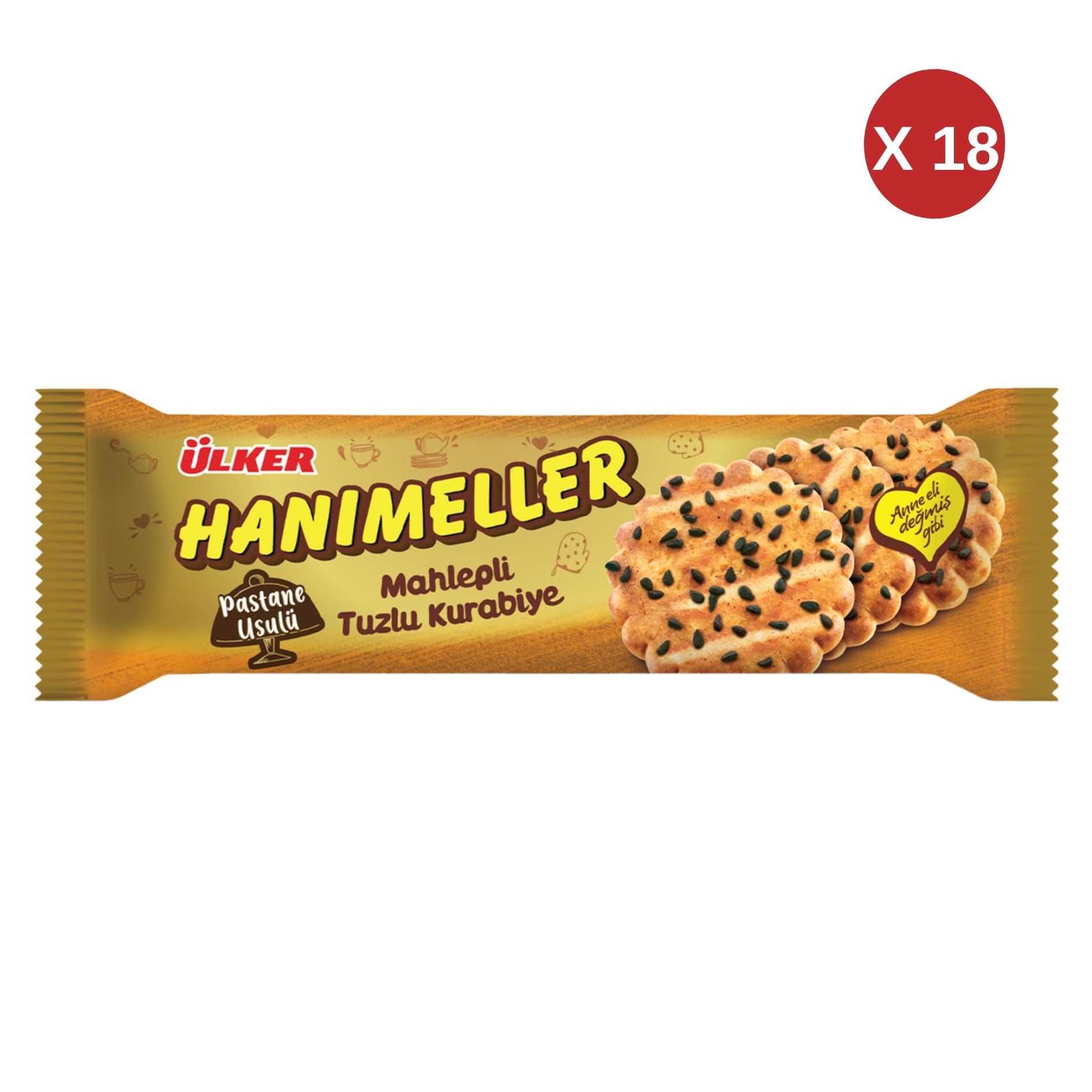 ÜLKER HANIMELLER MAHLEP 81 GR (18 ADET)