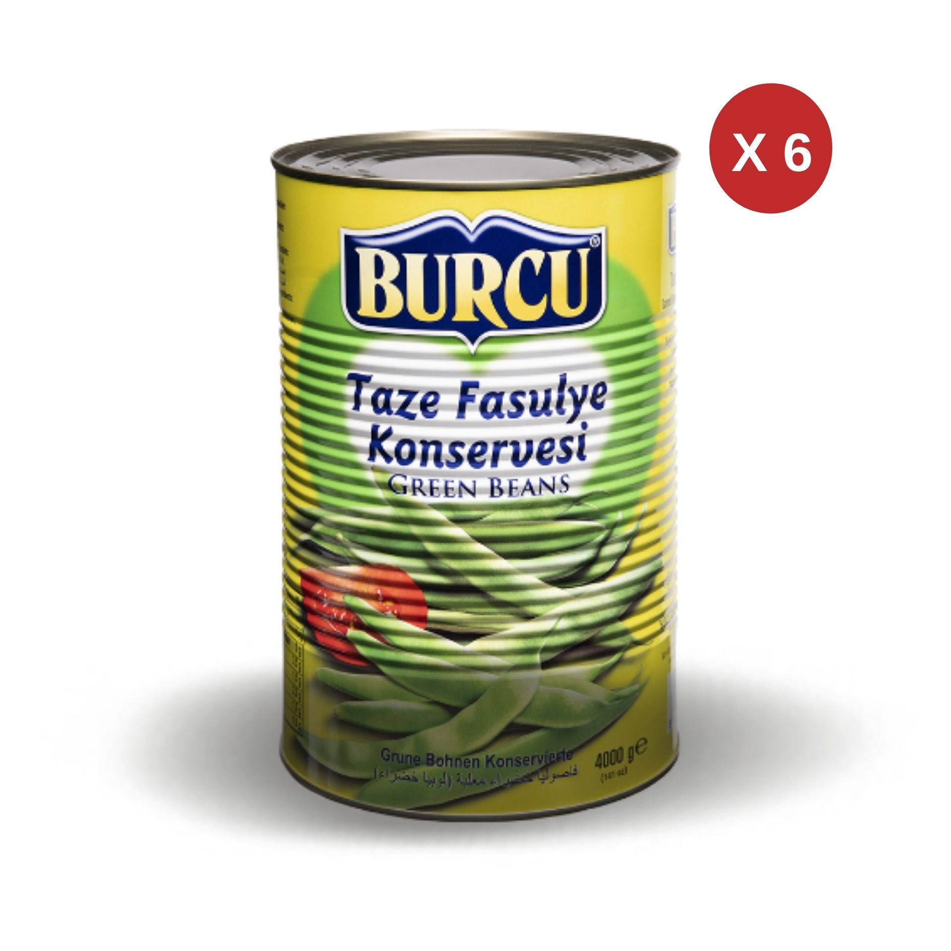 BURCU TAZE FASÜLYE 4000 GR (NET 2.200 GR) (6 ADET)