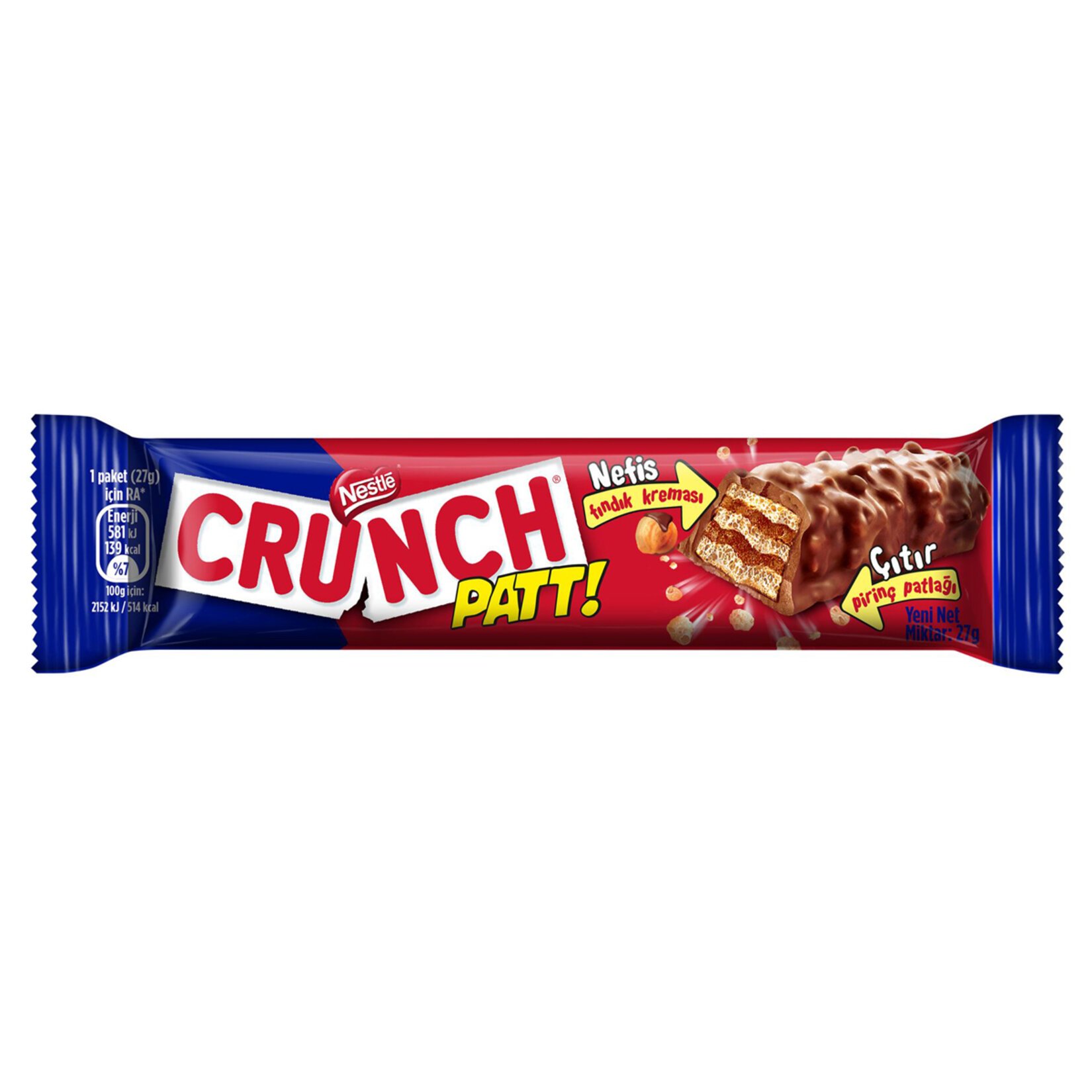 CRUNCH Patt Choc Coat Wfr 27g)N4TR