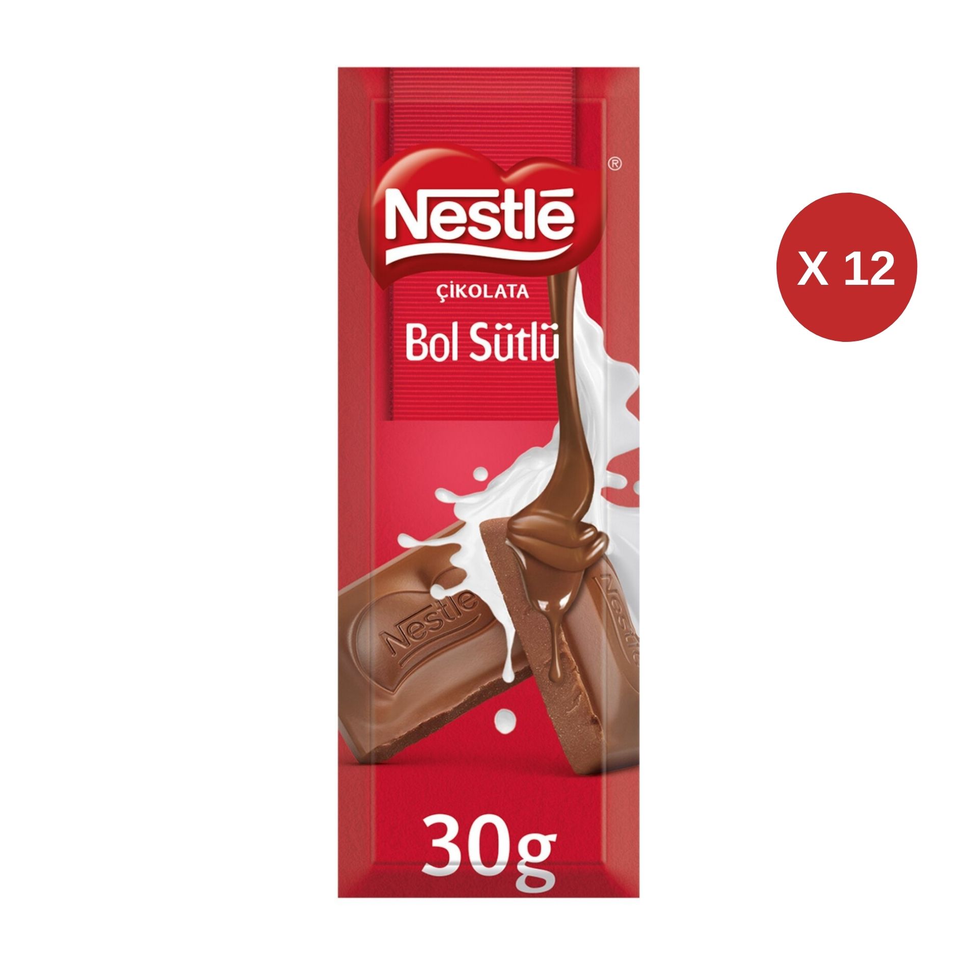 NESTLE Sütlü Çikolata Baton 30g) N1 (12 ADET )