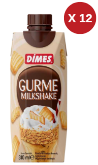 DİMES GURME MİLKSHAKE BİSKÜVİ 310 ML 12 ADET