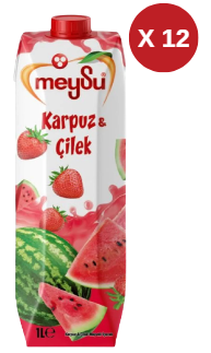 MEYSU KARPUZ ÇİLEK NEKTAR 1/1 12 ADET