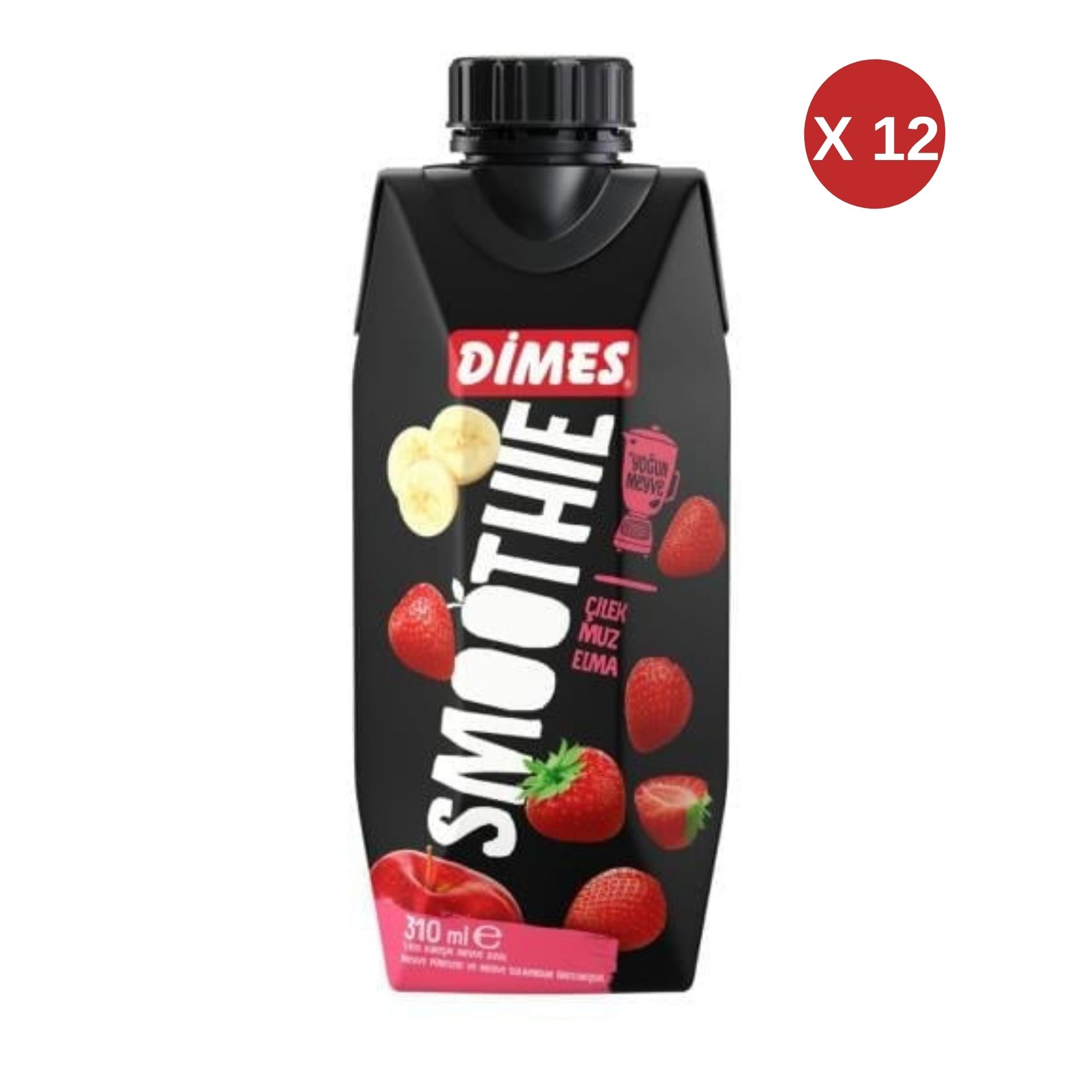 DİMES SMOOTHİE KIRMIZI 310 ML 12 ADET